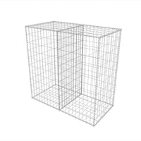 Gabion Basket Galvanised Steel 100x50x100 cm Kings Warehouse