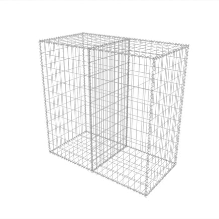 Gabion Basket Galvanised Steel 100x50x100 cm Kings Warehouse