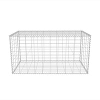 Gabion Basket Galvanised Steel 100x50x50 cm Kings Warehouse