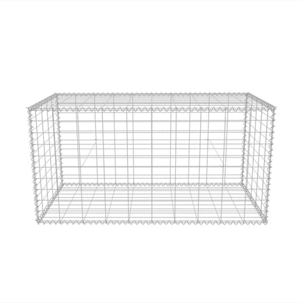 Gabion Basket Galvanised Steel 100x50x50 cm Kings Warehouse