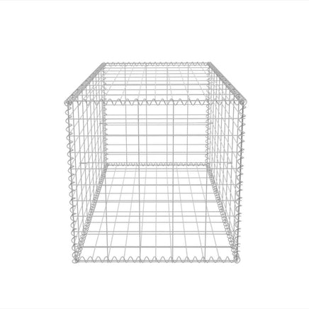 Gabion Basket Galvanised Steel 100x50x50 cm Kings Warehouse