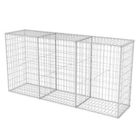 Gabion Basket Galvanised Steel 200x50x100 cm Kings Warehouse