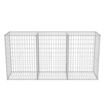 Gabion Basket Galvanised Steel 200x50x100 cm Kings Warehouse