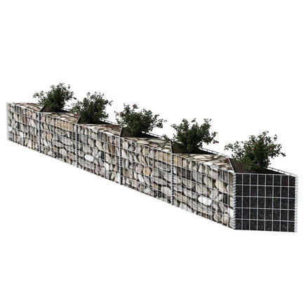 Gabion Basket Galvanised Steel 300x30x50 cm Kings Warehouse