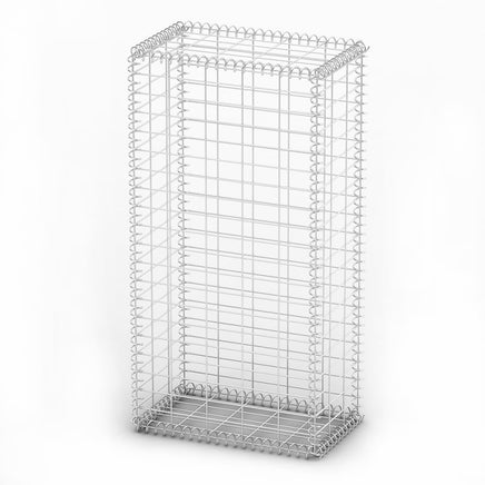 Gabion Basket with Lids Galvanised Wire 100x50x30 cm Kings Warehouse
