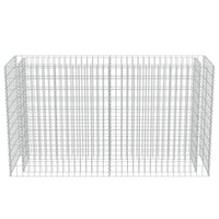 Gabion Raised Bed Galvanised Steel 180x50x100 cm Kings Warehouse