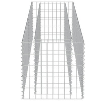 Gabion Raised Bed Galvanised Steel 180x50x50 cm Kings Warehouse