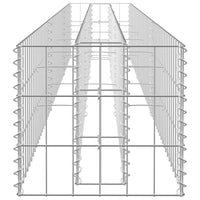 Gabion Raised Bed Galvanised Steel 270x30x30 cm Garden Supplies Kings Warehouse