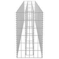 Gabion Raised Bed Galvanised Steel 270x30x60 cm Garden Supplies Kings Warehouse