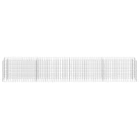 Gabion Raised Bed Galvanised Steel 360x30x60 cm Garden Supplies Kings Warehouse