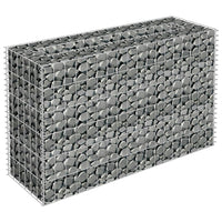 Gabion Raised Bed Galvanised Steel 90x30x60 cm Garden Supplies Kings Warehouse