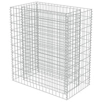 Gabion Raised Bed Galvanised Steel 90x50x100 cm Kings Warehouse