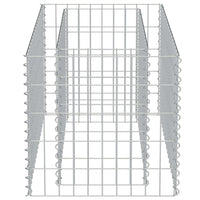 Gabion Raised Bed Galvanised Steel 90x50x50 cm Kings Warehouse