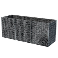 Gabion Raised Bed Steel 270x90x100 cm Kings Warehouse