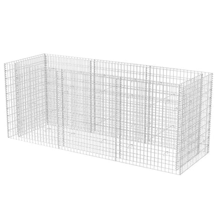 Gabion Raised Bed Steel 270x90x100 cm Kings Warehouse