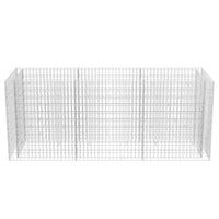 Gabion Raised Bed Steel 270x90x100 cm Kings Warehouse