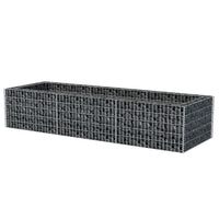 Gabion Raised Bed Steel 270x90x50 cm Kings Warehouse