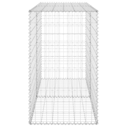 Gabion Wall with Covers Galvanised Steel 150x60x100 cm Garden Supplies Kings Warehouse