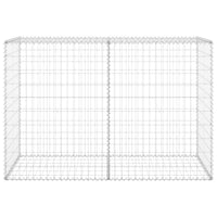 Gabion Wall with Covers Galvanised Steel 150x60x100 cm Garden Supplies Kings Warehouse