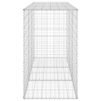 Gabion Wall with Covers Galvanised Steel 200x60x100 cm Garden Supplies Kings Warehouse