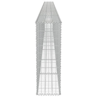 Gabion Wall with Covers Galvanised Steel 600x30x100 cm Kings Warehouse