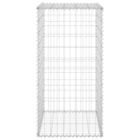 Gabion Wall with Covers Galvanised Steel 60x50x100 cm Garden Supplies Kings Warehouse