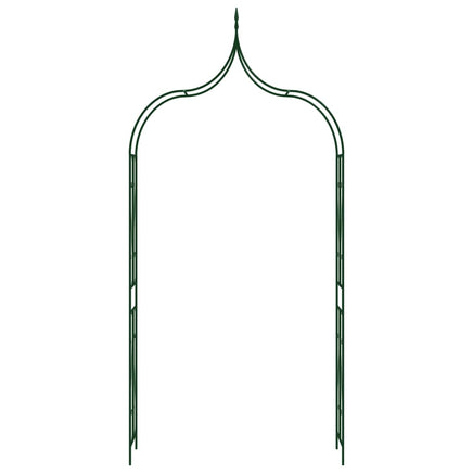 Garden Arch Dark Green 120x38x258 cm Iron Garden Supplies Kings Warehouse