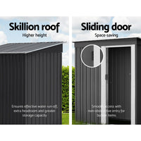 Garden Shed 1.64x0.86M Outdoor Storage Sheds Tool Workshop garden sheds Kings Warehouse