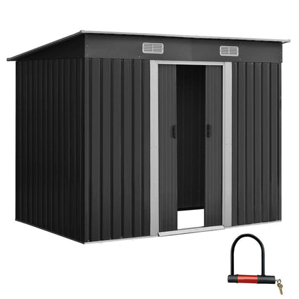 Garden Shed 2.38x1.31M Outdoor Storage Sheds Tool Workshop garden sheds Kings Warehouse