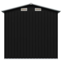 Garden Storage Shed Anthracite Steel 204x132x186 cm Kings Warehouse 