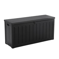Gardeon 240L Outdoor Storage Box Lockable Bench Seat Garden Deck Toy Tool Sheds Storage Kings Warehouse