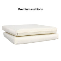 Gardeon 3-piece Outdoor Set - Grey Furniture > Outdoor Kings Warehouse