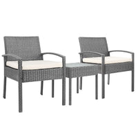 Gardeon 3-piece Outdoor Set - Grey Furniture > Outdoor Kings Warehouse