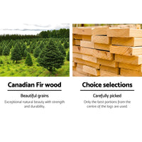 Gardeon 3PC Outdoor Setting Beach Chairs Table Wooden Adirondack Lounge Garden Kings Warehouse