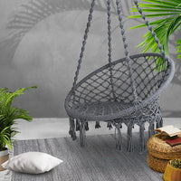 Gardeon Hammock Swing Chair - Grey Kings Warehouse