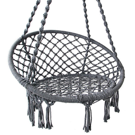 Gardeon Hammock Swing Chair - Grey Kings Warehouse
