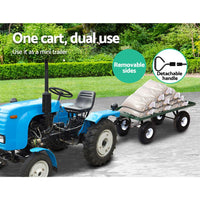 Gardeon Mesh Garden Steel Cart - Green Kings Warehouse