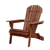 Gardeon Outdoor Furniture Beach Chair Wooden Adirondack Patio Lounge Garden Garden Furniture Kings Warehouse 