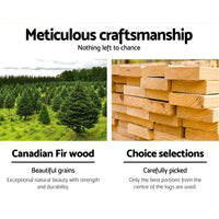 Gardeon Outdoor Storage Bench Box Wooden Garden Chair 2 Seat Timber Furniture Garden Furniture Kings Warehouse