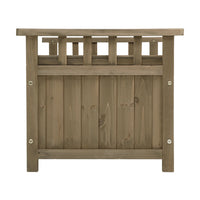 Gardeon Outdoor Storage Box Wooden Garden Bench Chest Toy Tool Sheds Furniture Outdoor Kings Warehouse 
