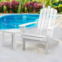 Gardeon Outdoor Sun Lounge Beach Chairs Table Setting Wooden Adirondack Patio Chair Lounges Outdoor Kings Warehouse 