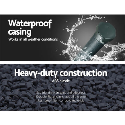 Gardeon Snake Repeller 10X Multi Pulse Ultrasonic Battery Powered Pest Repellent Garden Tools Kings Warehouse