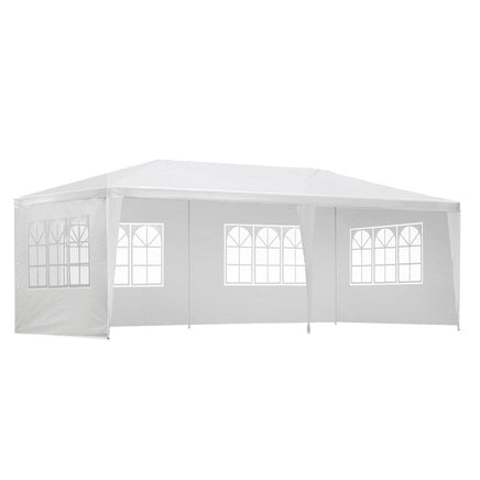 Gazebo 3x6 Outdoor Marquee Side Wall Party Wedding Tent Camping White Kings Warehouse