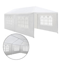 Gazebo 3x6 Outdoor Marquee Side Wall Party Wedding Tent Camping White Kings Warehouse