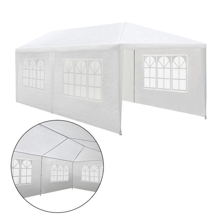 Gazebo 3x6 Outdoor Marquee Side Wall Party Wedding Tent Camping White Kings Warehouse
