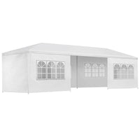 Gazebo 3x9 Outdoor Marquee Gazebos Wedding Party Camping Tent 8 Wall Panels KingsWarehouse