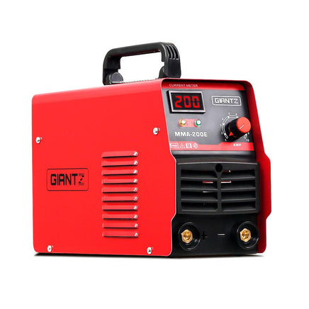 Giantz 200 Amp Inverter Welder MMA ARC DC IGBT Welding Machine Stick Portable Power Tools Kings Warehouse