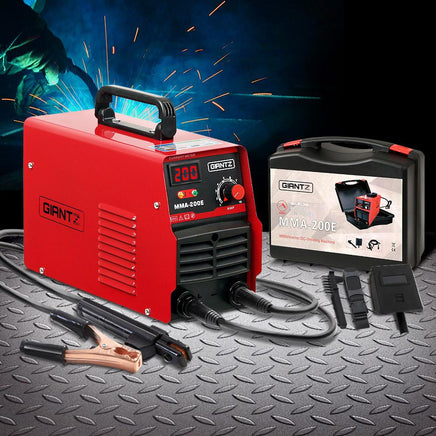 Giantz 200 Amp Inverter Welder MMA ARC DC IGBT Welding Machine Stick Portable Power Tools Kings Warehouse