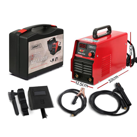 Giantz 200 Amp Inverter Welder MMA ARC DC IGBT Welding Machine Stick Portable Power Tools Kings Warehouse