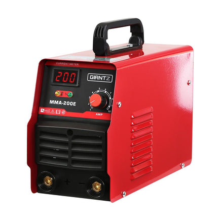 Giantz 200 Amp Inverter Welder MMA ARC DC IGBT Welding Machine Stick Portable Power Tools Kings Warehouse